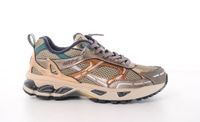 MRP dames sneaker Melrose suède leder en mesh bruin kaki