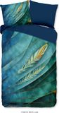 Pure dekbedovertrek veren - 1 persoons 140x200/220 cm - Multi - Microvezel
