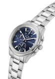 Guess Palmer Quartz Analoog Horloge Zilverkleurig Kast Gemaakt Van 100% Roestvrij Staal En Een Armband Van 100% Roestvrij Staal 40 GW1048G1, GW1048G2, GW1048G4, GW1048G7
