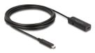 Delock USB-kabel USB 3.2 Gen 2 (3.1 Gen 2) 3 m USB C 10 Gbit/s Zwart