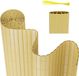 Sans marque Écran de jardin en PVC - Bambou - 0,8x5m - 2 pièces
