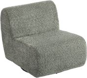 Homcom Fauteuil Chenille Grijs