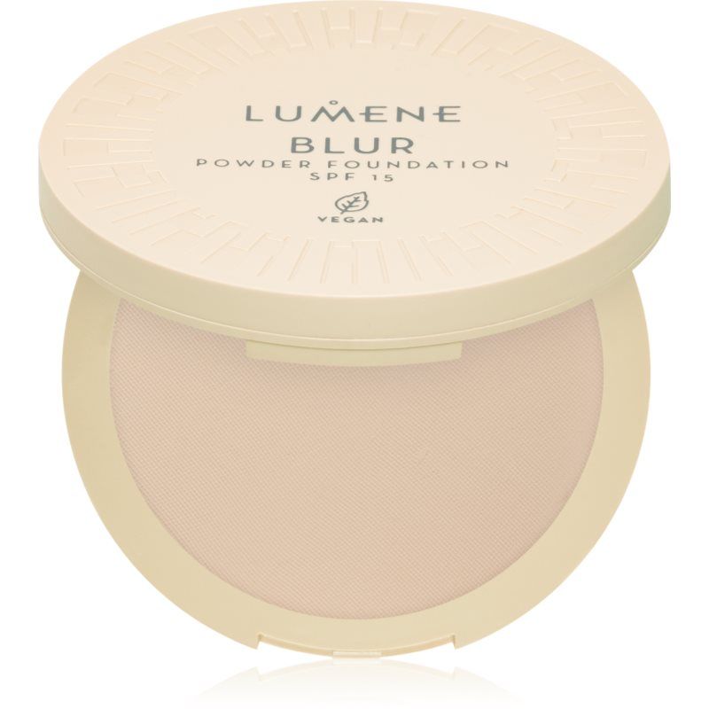 Lumene Blur Longwear Longwearing Pressed Powder Spf 15 1 10g