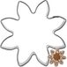 Orion - Emporte-pièce en forme de fleur - Acier inoxydable - 6 cm