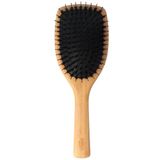 PARSA Beauty Bamboe haarborstel groot – Paddle Brush gemengde borstelharen | Zijdeachtige glans, zachte hoofdhuidmassage, duurzaam en robuust, ontwarren