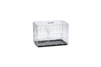 Beeztees Hondenbench M - Opvouwbaar - 2 deuren - Verzinkt - 81x55,5x61,5 cm