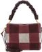 Coccinelle Leren handtas schoudertas Boheme Vichy Patch Handbag Mu. Wi. Ros / Berry paars