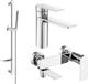 Mexen Zero DF70 set de bain, chrome - 71103DF70-00