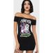 Killstar Forever Damned Dress - Rockabilly Mini-jurk - Zwart - XS tot 4XL