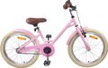 Vélo enfant 18 pouces pour 5-7 ans rose clair