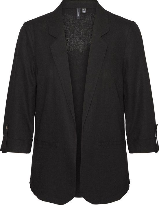 Vero Moda VMJESMILO 3/4 Sleeve Blazer - Black - Women's XL