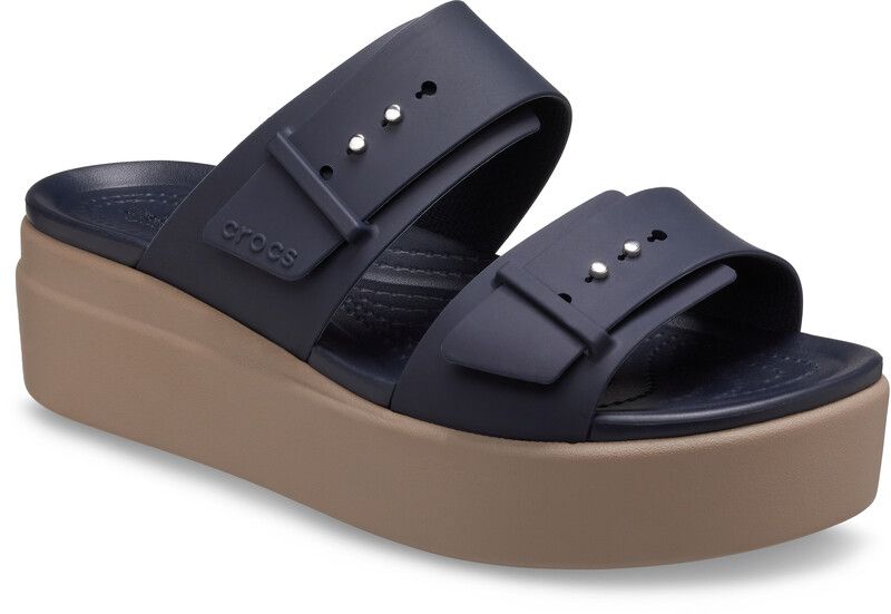 Crocs Brooklyn Buckle Clogs - Dames - blauw - maat 39-40