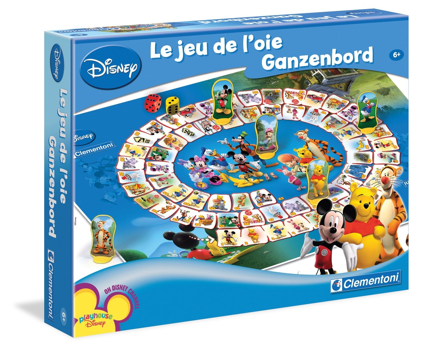 Clementoni Disney Ganzenbord - Bordspel voor Kinderen vanaf 6 Jaar