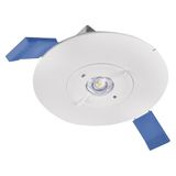 EMOS - LED-veiligheidslamp ORSU 2W met 2 lenzen, opzetstuk en accu