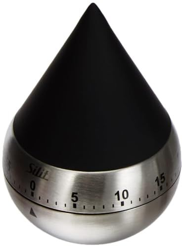 Silit Kookwekker Swing RVS Zilver/Zwart