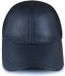 Urban 5884® - 100% cuir d'agneau véritable - PAS de PU - Casquette en cuir - Réglable - Unisexe - Casquette de baseball - Bleu marine - Taille unique
