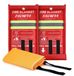 Merkloos Branddeken Branddeken - Blusdeken - Siliconen - 2 stuks - 39 x 39 inch