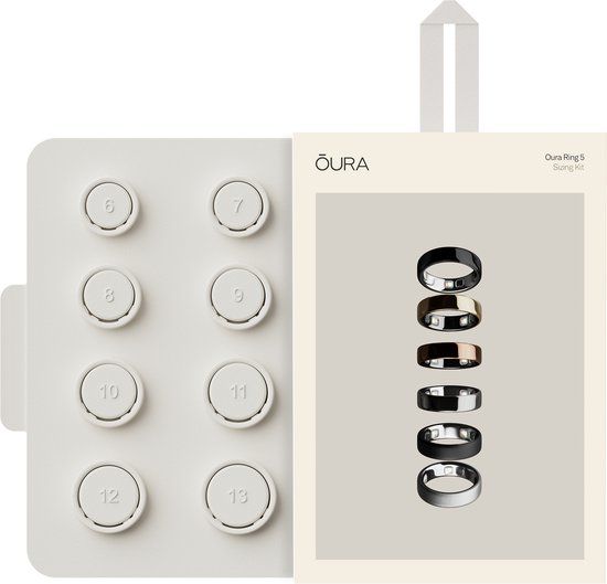 Oura Ring 5 Sizing Kit Beige