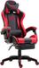 CLP Ignite - Bureaustoel - Kunstleer zwart/rood