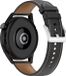 By Qubix Qubix Garmin Forerunner 970 / 570 (47mm) / 255 Luxe Leren Bandje Zwart Smartwatch Bandje 22mm