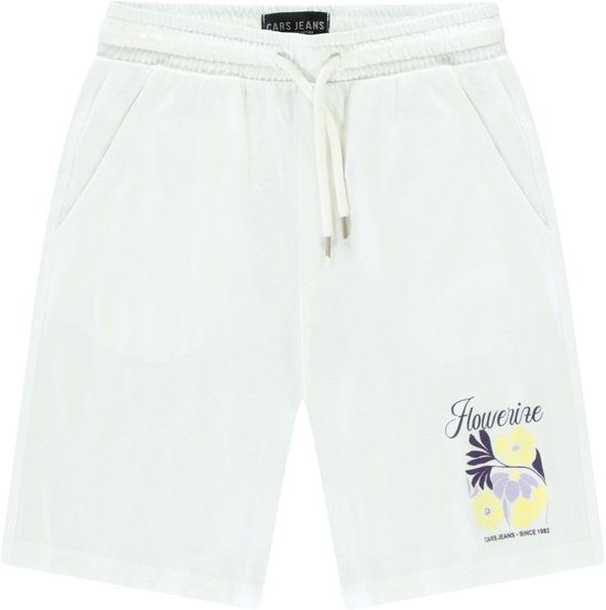 Cars Jeans Short Tacco jr. - Jongens - Maat 116 - Wit