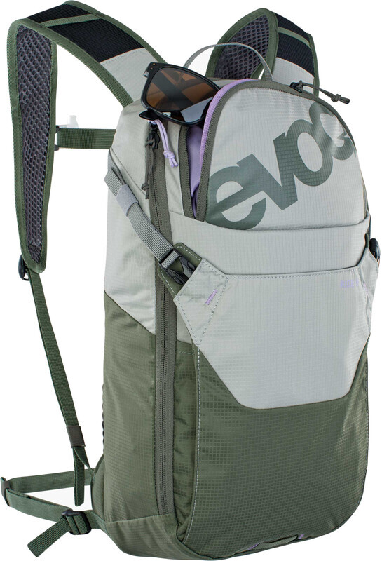 EVOC Ride 8 Backpack, grijs/olijf