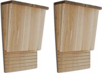vidaXL Vleermuizenkasten - Hout - Bruin - 22x12x34 cm