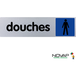 Douche Hommes Plaque De Porte - Couleur 170x45mm - 4038469