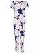 Pastunette Premium Pyjama Wispering Petals - Blauw - Gebloemd - Viscose - Maat 38