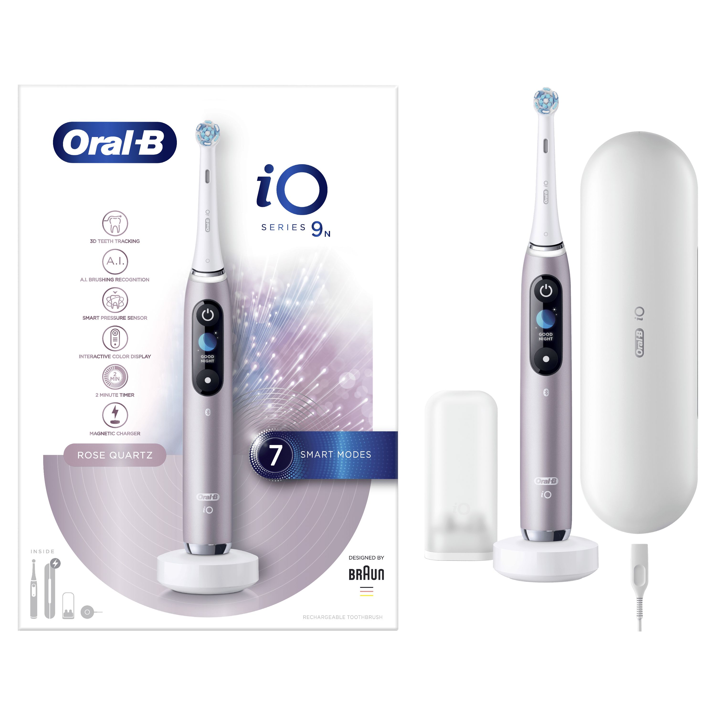 Oral-B iO 9n Elektrische Tandenborstel - Wit