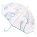 TEXTIEL TRADE kinderparaplu transparant Frozen II Elsa en paard, Blauw, Eén maat