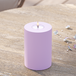 Bougie pilier LED d'extérieur Ø 10 x 15 cm Lavande
