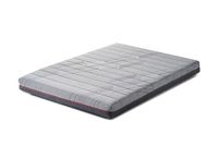 Imperial Confort Erika Matras, 3-laags, visco-elastisch comfort, hoge dichtheid, geheugeneffect, wit/grijs, 140 x 200 x 25 cm