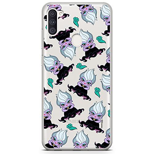 ERT GROUP mobiel telefoonhoesje voor Samsung A11 / M11 origineel en officieel erkend Disney patroon Ursula 005 optimaal aangepast aan de vorm van de mobiele telefoon, gedeeltelijk bedrukt