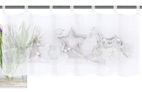 Home fashion VALONA 052236-1701" polyester, 45 x 120 cm, zilverkleurig