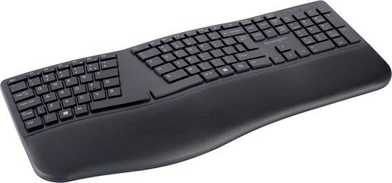 Kensington Pro Fit Ergo Draadloos Toetsenbord - QWERTY US - Zwart