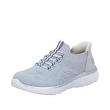 Rieker Dames Instappers Blauw Paars