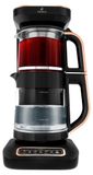 OEM Princess Waterkoker en filterkoffiezetapparaat in 1, 2500 W, zwart met koperen accenten
