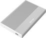 Switss® - Boîtier HDD/SSD 2,5 pouces - USB-C & USB-A - UASP SATA III - Jusqu'à 4 To - Argent