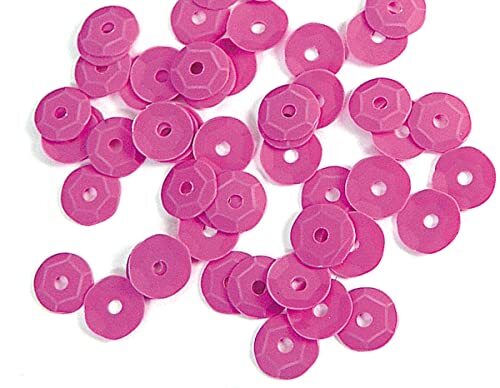 INNSPIRO pailletten, ondoorzichtig, fuchsia, 7 mm, 500 g, 37500 U, ca.