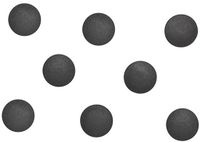 MAUL Magneet MAULsolid rond 8 stuks zwart