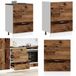vidaXL Onderkast Lyon bewerkt hout oud houtkleurig