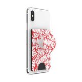 PopSockets PopWallet+ - Officiële Verwisselbare Portemonnee voor Smartphones en Tablets met een Geïntegreerde Verwisselbare PopTop - Marvel Logo