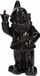 Stoobz Design Tuinkabouter zwart middelvinger 20 cm