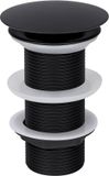 Differnz Afvoerplug Mat Zwart - Always Open Mix & Match - Maat: L - Ø 72 mm