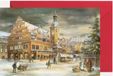 Carte de vœux Calendrier de l'Avent Mini Hôtel de Ville Leipzig 11,5x17cm