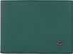 Piquadro Leren Portemonnee Black Square Wallet with Coin Pocket Verde 3 Groen