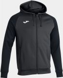 Joma Academy IV Jas Met Kap Heren - Antraciet / Zwart | Maat: M