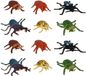 Gerimport Speelgoed insecten figuren - Torren / kevers - 12x stuks - kunststof