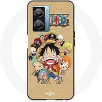 Maniacase Etui Realme V23 Geanimeerde Manga One Piece Strohoed Crew